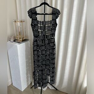 Black and Silver Dress